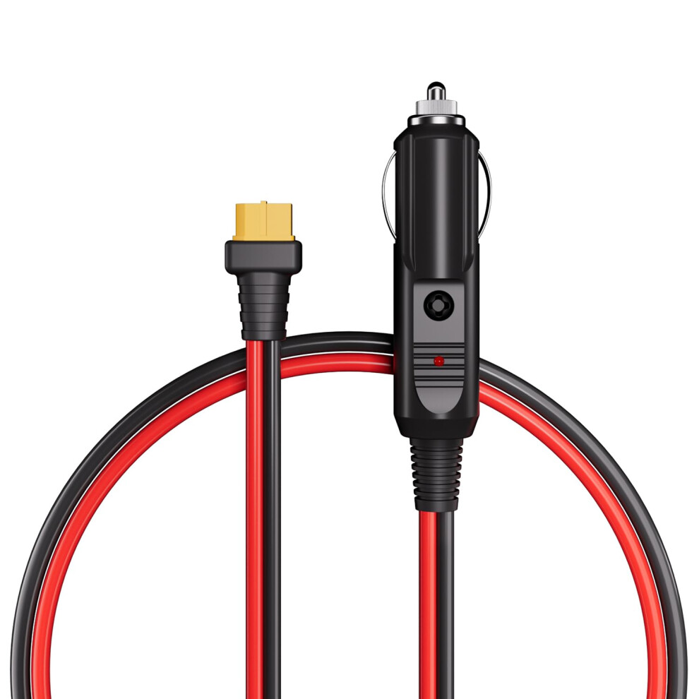 Aferiy Cigarette Lighter Charger To Xt60 Cable 1M,Premium Power Link For Aferiy Portable Power Stations, Hobby Drones 706384796422
