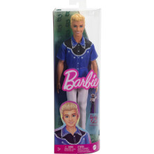Barbie Fashionistas Ken Doll #226 Wearing a Removable Western Shirt, Pants & Boots, Blonde Fashion Doll, 65th Anniversary Collectible