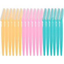 ILLUVA 18 Pcs Eyebrow Razors Shaper, Safety Facial Hair Remover Face Shaver Trimmer, Exfoliating Dermaplaning Tool for Women and Men