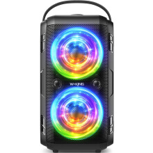 W-KING Bluetooth Speaker Loud- (180W PEAK)80W Super Bass, Huge 115dB Sound, Portable Party Wireless Outdoor Speakers/4 Drivers