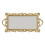 Living And Home Mirror Base Serving Tray 4