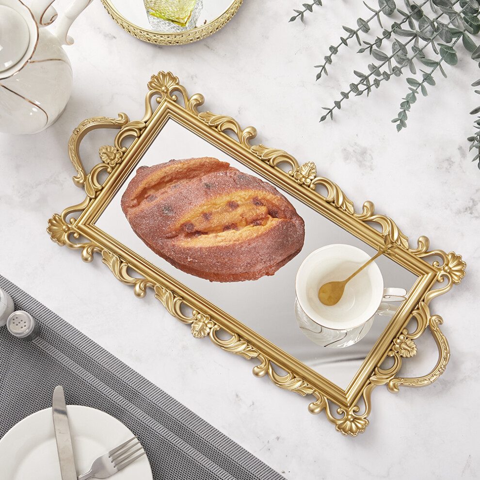 Mirror Base Serving Tray