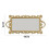 Living And Home Mirror Base Serving Tray 7