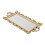 Living And Home Mirror Base Serving Tray 5