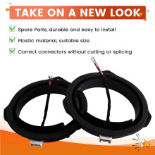 2 Pezzi Adattatore per Altoparlante Auto, Rondella, Base, , Supporto Audio per Subwoofer, Woofer da 6,5 Pollici, Cuscinetto per Clacson per