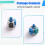 6Pcs Electromagnetic Joystick for  TMR Electromagnetic Anti Drift Joystick Controller Repair Replacement Gaming 5