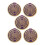 5PCS Polarization  Disk MWO Disk MultiWave Oscillator Antenna Ornaments Lakhovsky Golden Plated Disc 1