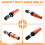 Adjustable Auto-Stop Tire Deflators Valve Kit (10-30 PSI) 4 PCS Screw- Tyre Air Down Tool 7