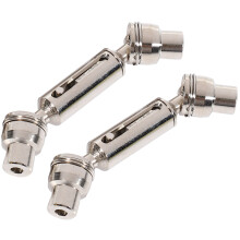 6X Ural Camion RC Pezzi di Ricambio Nel Metallo Anteriore Posteriore Drive Shaft per Henglong WPL Ural B36 B16 C14 C24 B24