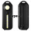 2X Outdoor Flashlight Pen Clip Safety Warning Light Rechargeable Flashlight Multi-Function Shoulder Strap Light A 3
