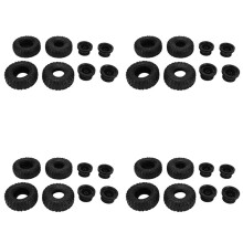 16 Stuks RC Autobanden Band Wiel Upgrades Accessoires voor MN D90 D91 D96 D99 MN90 MN99S 1/12 RC Auto Onderdelen