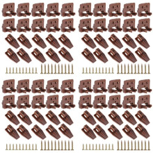40 Pièces Glissière de Guidage de Tiroir pour Tiroir à Montage Central pour Commodes et pour Table de Nuit Systèmes à 1 Tiroir