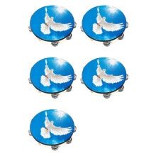 5st 10 Inch Peace Dubbellaagse Handtamboerijn
