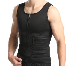 (Double Waist Belt Men, 3XL) Doppelter Taillengürtel für Herren, formende Weste, verstärktes Schweißband, Taillenformer aus Gummi, Bauchweggürtel