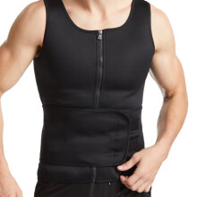 (Single Waist Belt Men, XXL) Doppelter Taillengürtel für Herren, formende Weste, verstärktes Schweißband, Taillenformer aus Gummi, Bauchweggürtel