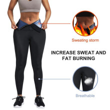 (Thickened Waist Coated Blue 9/10 Pants, 3XL) Hochgeschnittene, formende Po-Lifting-Hose für Damen, Taillenformende Fitnesshose mit Knöpfen