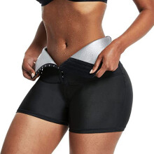 (Thickened Waist Coated Silver 3/4 Pants, S) Hochgeschnittene, formende Po-Lifting-Hose für Damen, Taillenformende Fitnesshose mit Knöpfen