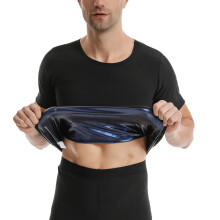 (PU Blue Short Sleeve Top, L) Schnelltrocknende Lauf-Kompressionshose und Kurzarm-Shorts für Herren – Fitness- und Bodybuilding-Set