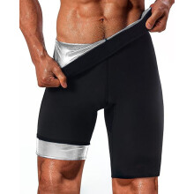 (Silver Coated Shorts, XXL) Herr Snabbtorkande kompressionsbyxor och kortärmade shorts för gym, bodybuildingset