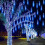 144 LED Solar Meteor Shower String Light Tree Light/100 LED String Light Christmas 10