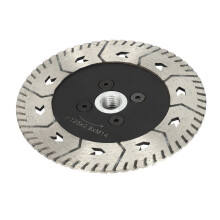125 x 2.8mm M14 Double-Sided Diamond Saw Blade Grinding Slice Type With Flange