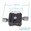 2X QR-50B Double-Layer Quick Release Clamp Holder Panoramic Shooting  Clamp 9