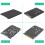 5X 2 em 1 Combine M.2 NGFF Chave B e MSATA SSD para Adaptador SATA3 2.5 com Caixa de Plástico SSD 3