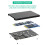 5X 2 em 1 Combine M.2 NGFF Chave B e MSATA SSD para Adaptador SATA3 2.5 com Caixa de Plástico SSD 6