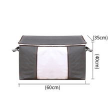 (1Pc) Wardrobe Quilt Storage Bags Clothes Blanket Comforter Organizer Foldable Quilt Storage Bag Wardrobe Clothes Organize Pouch New