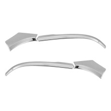 4 Stks ABS Chrome Side Achteruitkijkspiegel Strip Cover Versieringen Sticker voor 2021 2022 RHD