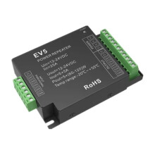 DC12V-24V Leistungsverstärker 1-5 Kanäle Konstantspannung EV5 Einzel- und Zweifarben-RGB-RGB+CCT-CV-Signalverstärker