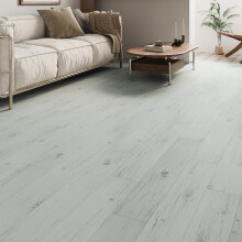 36Pcs Wood Grain PVC Self-Adhesive Floor Planks 2mm Thick UV Coated Peel and Stick Flooring Tiles - White Washed Oak