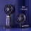 Portable Hand-held Fan Mini Folding Desk Fan Cooler Cooling USB Rechargeable 2