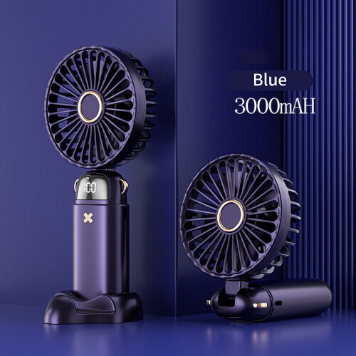 Portable Hand-held Fan Mini Folding Desk Fan Cooler Cooling USB Rechargeable 1