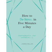 How to DeStress in Five Minutes a Day by Joanne Mallon Hardcover Book