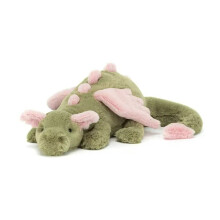 (Matcha Dragon) Original JC Cat 60cm Matcha Cherry Dragon Baby Doll Bedroom Pillow Cat And Dog Play With Plush Toys Pet Holiday Gift