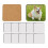 12 PièCes Sublimation Square Coaster Blanks Bulk  Blanks Hardboard Cork Coasters Blank  Cork Coasters 1