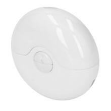USB Rechargeable Electric Nail Clipper with Safe Recessed Cutter, OneButton Trimming, Travel Size White