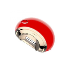 Electric Nail Clipper USB Rechargeable Smart Trimmer with Precision CNC Cutting Low Noise Red
