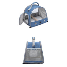 Bolsa Transportadora de Viaje para Pájaros, Transportador Portátil para Periquitos y Loros Pequeños con Percha de Pie, Ventana de Acceso Lateral