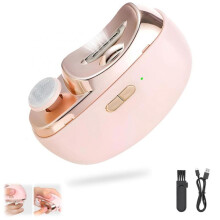 Electric Nail Clipper for Seniors with Safe Recessed Blade, USBC Fast Charging, Pink 2026