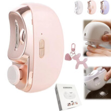 Electric Nail Clipper for Seniors, 3 in 1 Automatic Trimmer with Polishing, Rechargeable Design