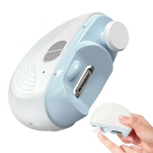Electric Nail Clipper with LED Light, 3Speed Automatic Nail Trimmer, USB Rechargeable for Seniors
