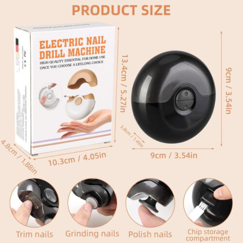 Electric Nail Clipper, 2 in 1 1