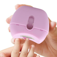 Electric Nail Clipper Rechargeable Trimmer for Fingernails Toenails, Pink