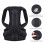 Adjustable Posture Corrector, Comfortable Back and Shoulder Support Brace, Breathable Black Posture Support for Daily Us 5