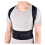 Adjustable Posture Corrector, Comfortable Back and Shoulder Support Brace, Breathable Black Posture Support for Daily Us 2