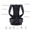 Adjustable Posture Corrector, Comfortable Back and Shoulder Support Brace, Breathable Black Posture Support for Daily Us 3
