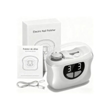 Electric Nail Clipper, Automatic Nail Clipper with LED Light, 3-in-1 USB Rechargeable Electric Nail Clipper