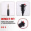 2PCS Panel D-Type Cable de Jack Estéreo Dual-Channel 6.35MM Hembra A 6.35MM Macho Cable de Placa de Pared 4
